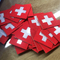 Tela infravermelha PMS esparadrapo de Cordra do remendo do IR da bandeira de Suíça