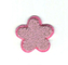 remendo cor-de-rosa do bordado da flor do Chenille de 1 1/2”