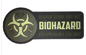 A moral feita sob encomenda do PVC do Biohazard remenda amigável de Eco gravado/logotipo 3D de Debossed 2D